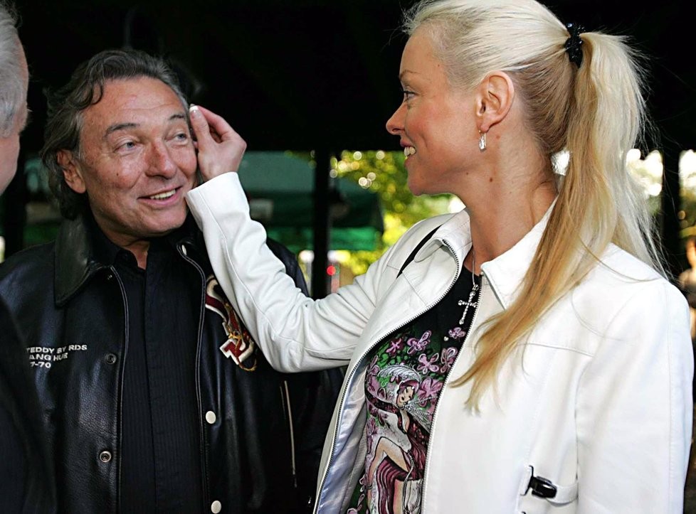 Karel Gott a Dominika Gottová.